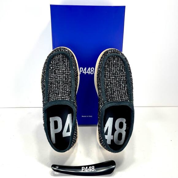 P448 Bubble Shaka Women Black Indoor/Outdoor Slipper Size 8 Textile/Faux Fur New - Picture 6 of 13